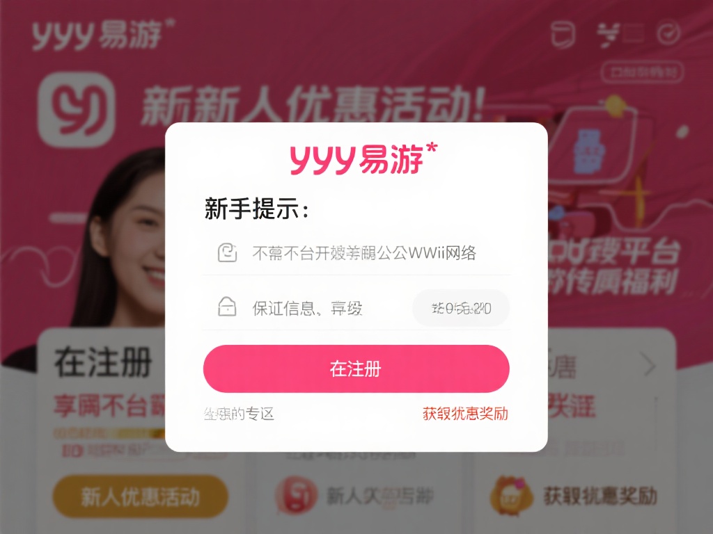 YY易游电竞体育登录全攻略:畅享升级娱乐新体验 新手提示:在注册过程中,尽量不要开启公共WiFi网